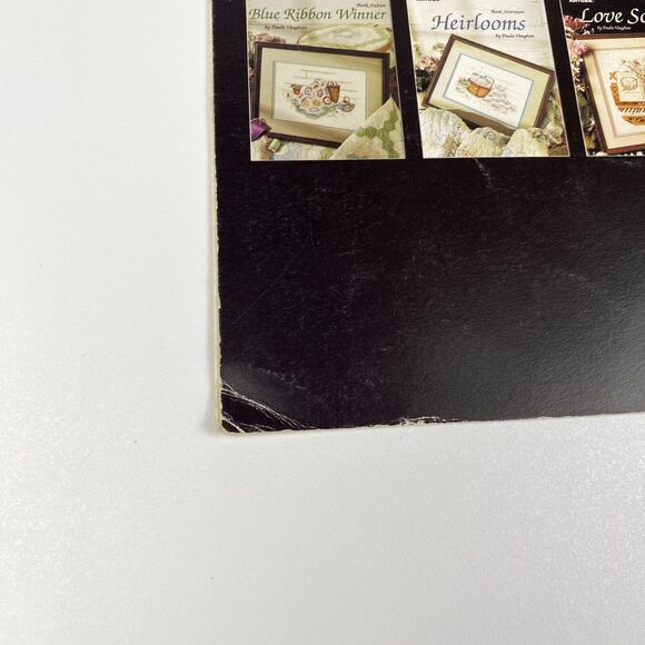 VTG 1988 Leisure Arts Tea, Roses and Romance Counted Cross Stitch Leaflet 703 - Picture 5 of 10